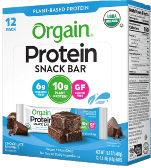 Orgain Protein Snack Bar Bioactive