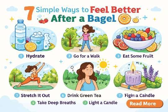 7 Simple Ways to Feel Better After a Bagel