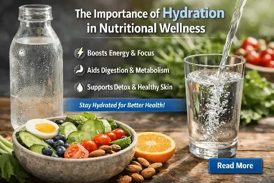Importance of hydration in nutritional wellness