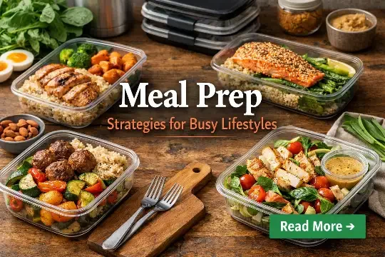 Meal prep strategies for busy lifestyles