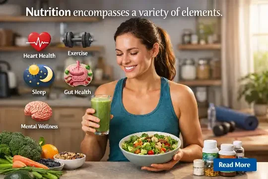 Nutrition encompasses a variety of elements